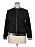 Charlotte Russe 100% Polyester Stripes Black Track Jacket Size 1X - photo 1