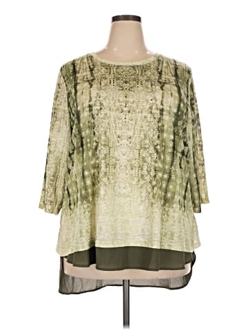 Cj Banks 3/4 Sleeve Blouse (view 1)