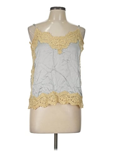 Flannel Sleeveless Silk Top (view 1)