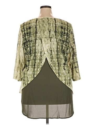 Cj Banks 3/4 Sleeve Blouse (view 2)