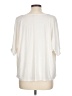 Green Envelope Ivory 3/4 Sleeve Top Size L - photo 2