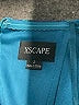 Xscape Floral Blue Teal Cocktail Dress Size 2 - photo 4