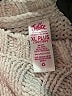 Justice 100% Recycled Polyester Ivory Cardigan Size 16 - photo 3