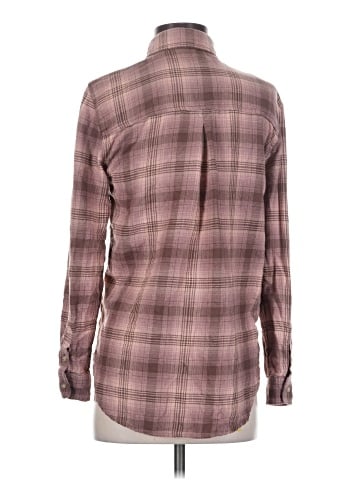 American Eagle Outfitters Long Sleeve Button-Down Shirt (view 2)