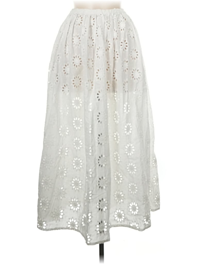 Pre-owned Vrg Grl Casual Skirt In White