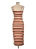 No Boundaries Stripes Brown Casual Dress Size L - photo 2