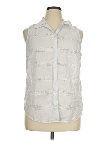 Chaps Sleeveless Button-Down Shirt (view 1)