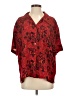 Jennifer Moore Paisley Red Short Sleeve Blouse Size Sm - photo 1