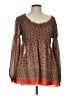 Sunny Leigh 100% Polyester Brown Casual Dress Size L - photo 1
