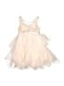 American Princess 100% Polyester Ivory Pink Dress Size 4 - photo 2