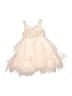 American Princess 100% Polyester Ivory Pink Dress Size 4 - photo 1