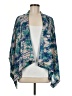 Pink Owl 100% Polyester Blue Kimono Size M - photo 1
