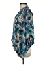 Pink Owl 100% Polyester Blue Kimono Size M - photo 5