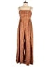 Hutch 100% Cotton Polka Dots Brown Jumpsuit Size L - photo 1