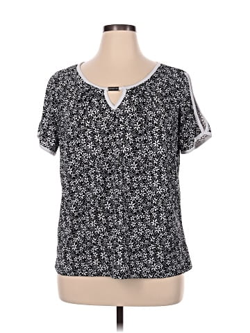 Adrienne Vittadini Short Sleeve Blouse (view 1)