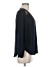 Lily White 100% Polyester Black Long Sleeve Blouse Size M - photo 4