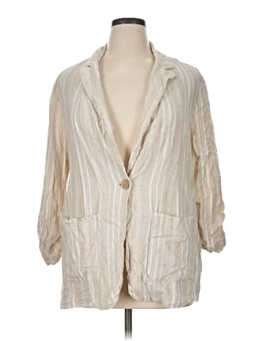 Ellen Tracy 3/4 Sleeve Button-Down Shirt (view 1)