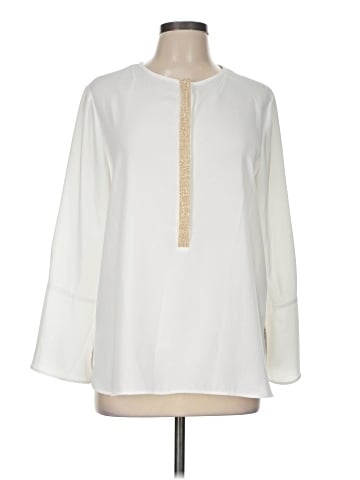 Zara Basic Long Sleeve Blouse (view 1)