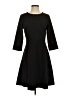 Talbots Outlet Polka Dots Black Casual Dress Size 8 (petite) - photo 1