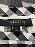 Talbots Checkered-gingham Black Casual Pants Size 12 - photo 4