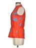 Tory Burch Orange Sleeveless Button-Down Shirt Size 4 - photo 5