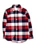 Gap Kids Plaid Red Long Sleeve Button-Down Shirt Size 8 - photo 1