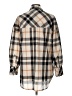 Sanctuary Plaid Tan Long Sleeve Blouse Size L - photo 2