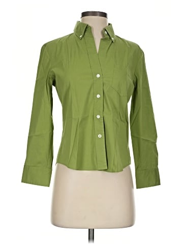 Theory 3/4 Sleeve Button-Down Shirt (view 1)