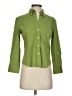 Theory Green 3/4 Sleeve Button-Down Shirt Size S - photo 1