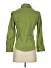 Theory Green 3/4 Sleeve Button-Down Shirt Size S - photo 2