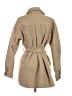 Zara 100% Polyester Tan Trenchcoat Size S - photo 2