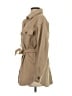 Zara 100% Polyester Tan Trenchcoat Size S - photo 5