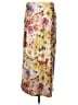 Express Floral Ivory Yellow Casual Skirt Size L - photo 2