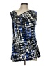 Carole Little Blue Sleeveless Blouse Size L - photo 1