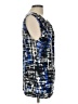 Carole Little Blue Sleeveless Blouse Size L - photo 4