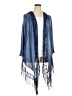 One World Blue Poncho Size 2X - photo 1
