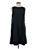 lucy Solid Black Casual Dress Size M - photo 1