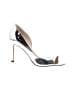 French Connection Silver Heels Size 7 - photo 1