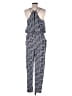 Mason + Mackenzie Chevron-herringbone Silver Jumpsuit Size XS - photo 2