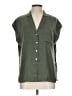 Naf Naf 100% Polyester Green Sleeveless Blouse Size EU 42 / US 12 - photo 1