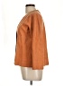 Halston 100% Leather Orange Blazer Size 10 - photo 5