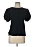 1.State 100% Cotton Black Short Sleeve Top Size L - photo 1