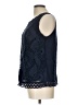 Merona 100% Rayon Blue Sleeveless Blouse Size L - photo 5