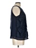 Merona 100% Rayon Blue Sleeveless Blouse Size L - photo 4