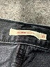 Levi's 100% Cotton Black Denim Shorts Size 27 waist - photo 3