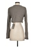 Missguided Gray Long Sleeve Top Size S - photo 2