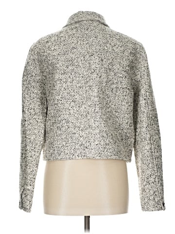 Madewell Button-Front Jacket in Tweed (view 2)
