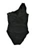 J.Crew Solid Black One Piece Swimsuit Size 14 - photo 2