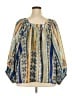 Assorted Brands 100% Polyester Blue 3/4 Sleeve Blouse Size 3X - photo 2
