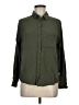 Levi's 100% Viscose Solid Green Long Sleeve Button-Down Shirt Size M - photo 1